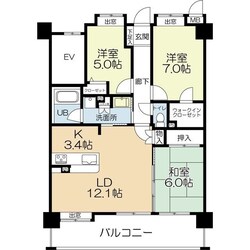 アプリークス百道浜の物件間取画像